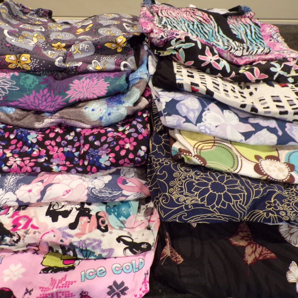 XL Scrub Top Lot, Women's Medical Clothing, Dental Clinic Tops,